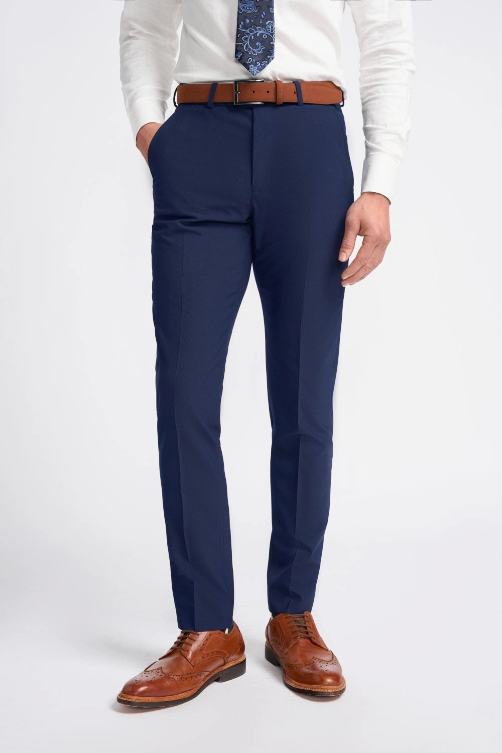 2-Piece Suit - Double Breasted - Cavani Victorious Navy Suit 2pc