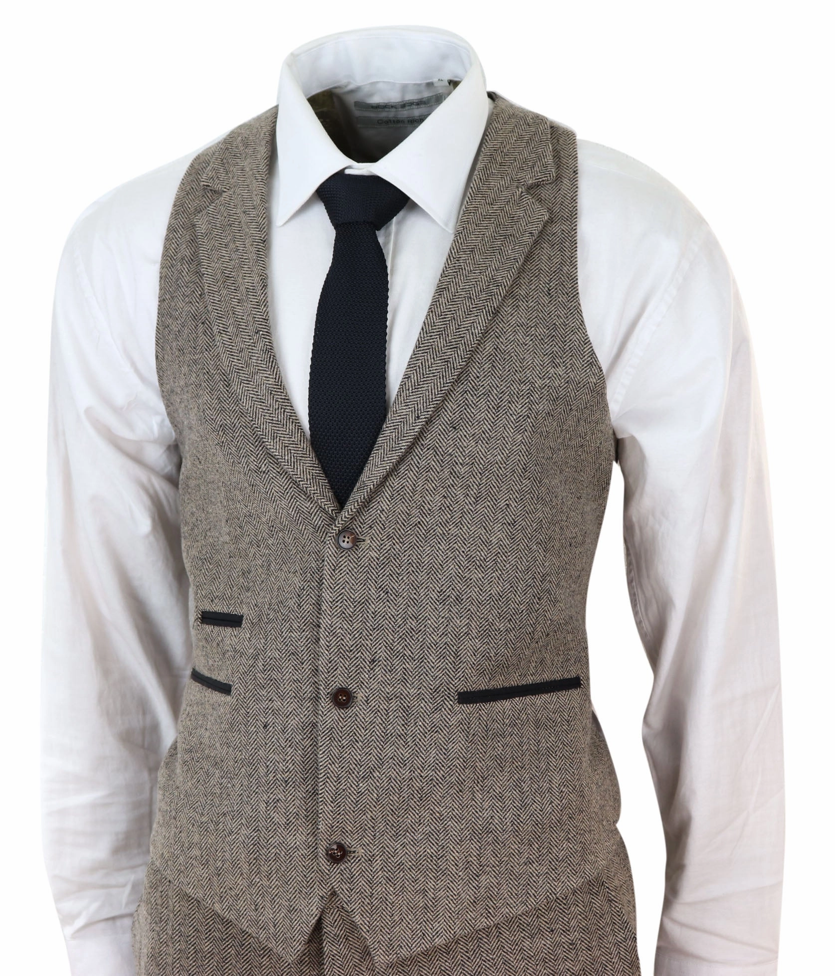 3 Piece Herringbone Suit 281