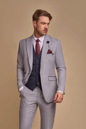 3-piece suit Cavani Caridi Sky blue Mix and Match