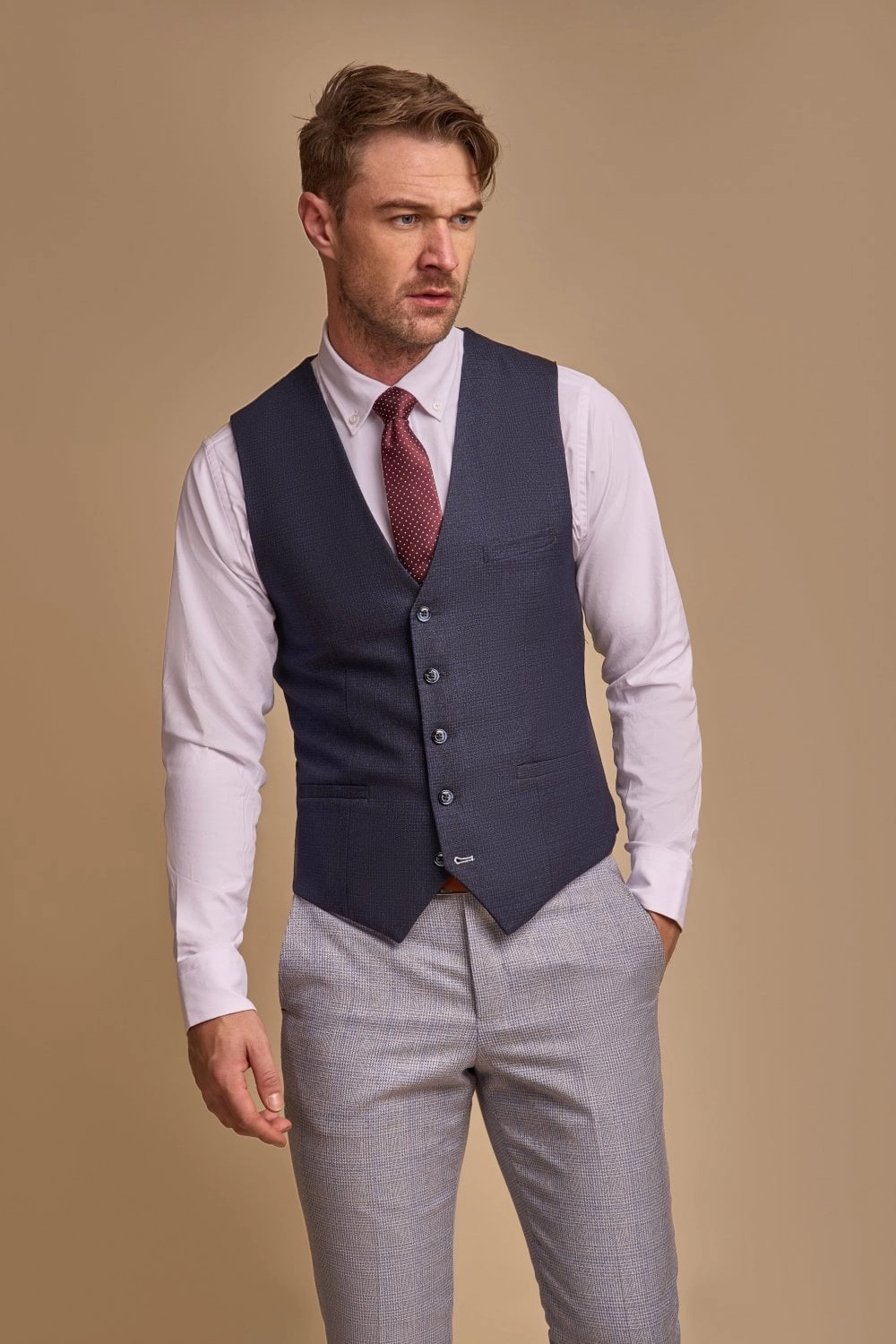 3-piece suit Cavani Caridi Sky blue Mix and Match