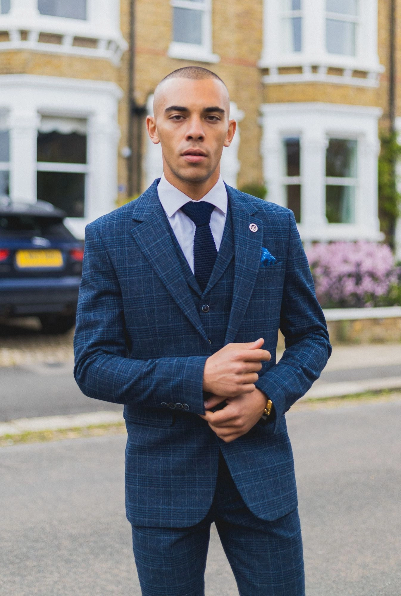 AK-13 Herringbone Tweed 3 Piece Suit