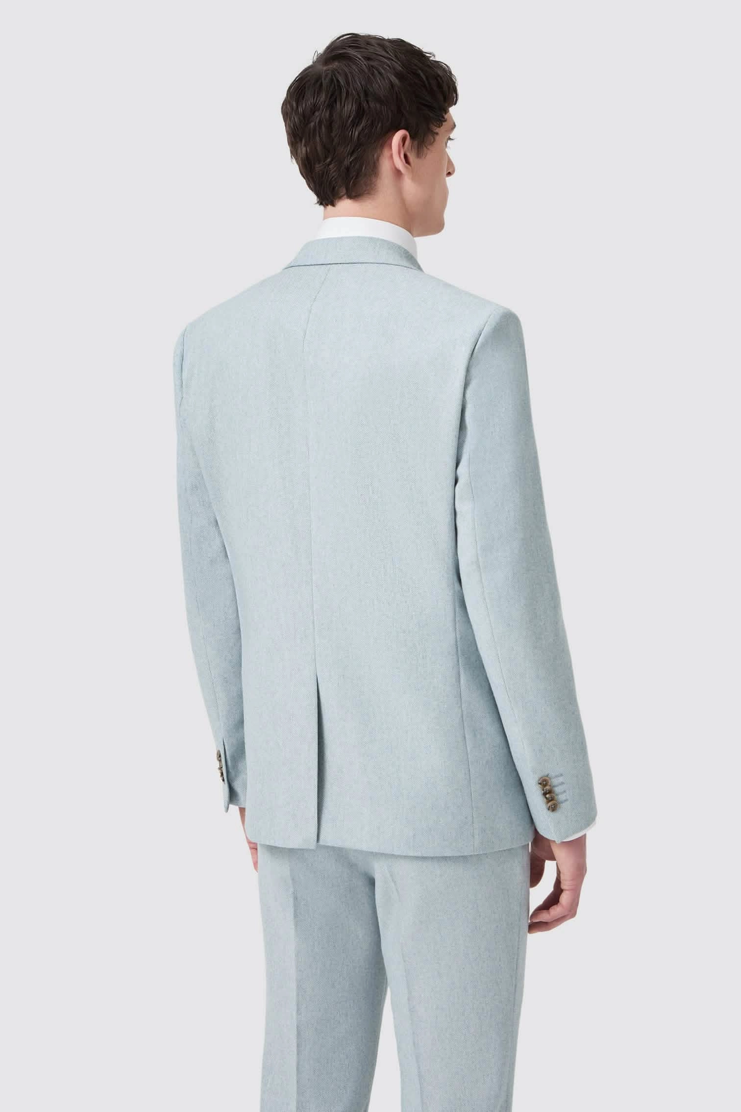 Archer Slim Fit Blue Wool Blend Suit