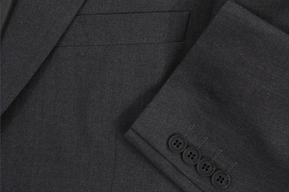 Classic 2 Piece Suit 2 Buttons Regular Fit In Charcoal Gray