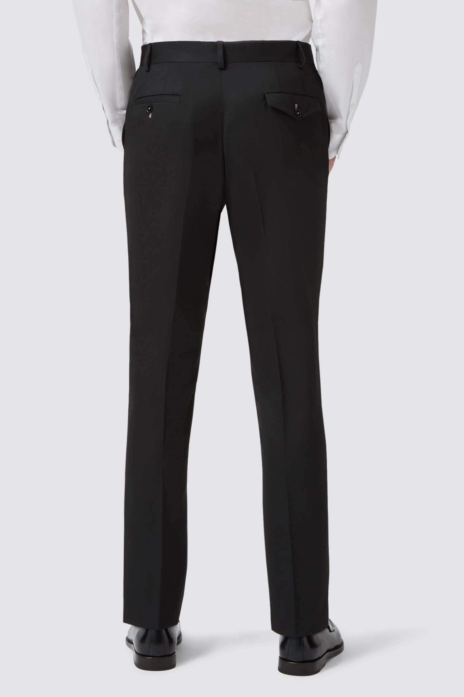 Ellroy Tailored Fit Black Suit