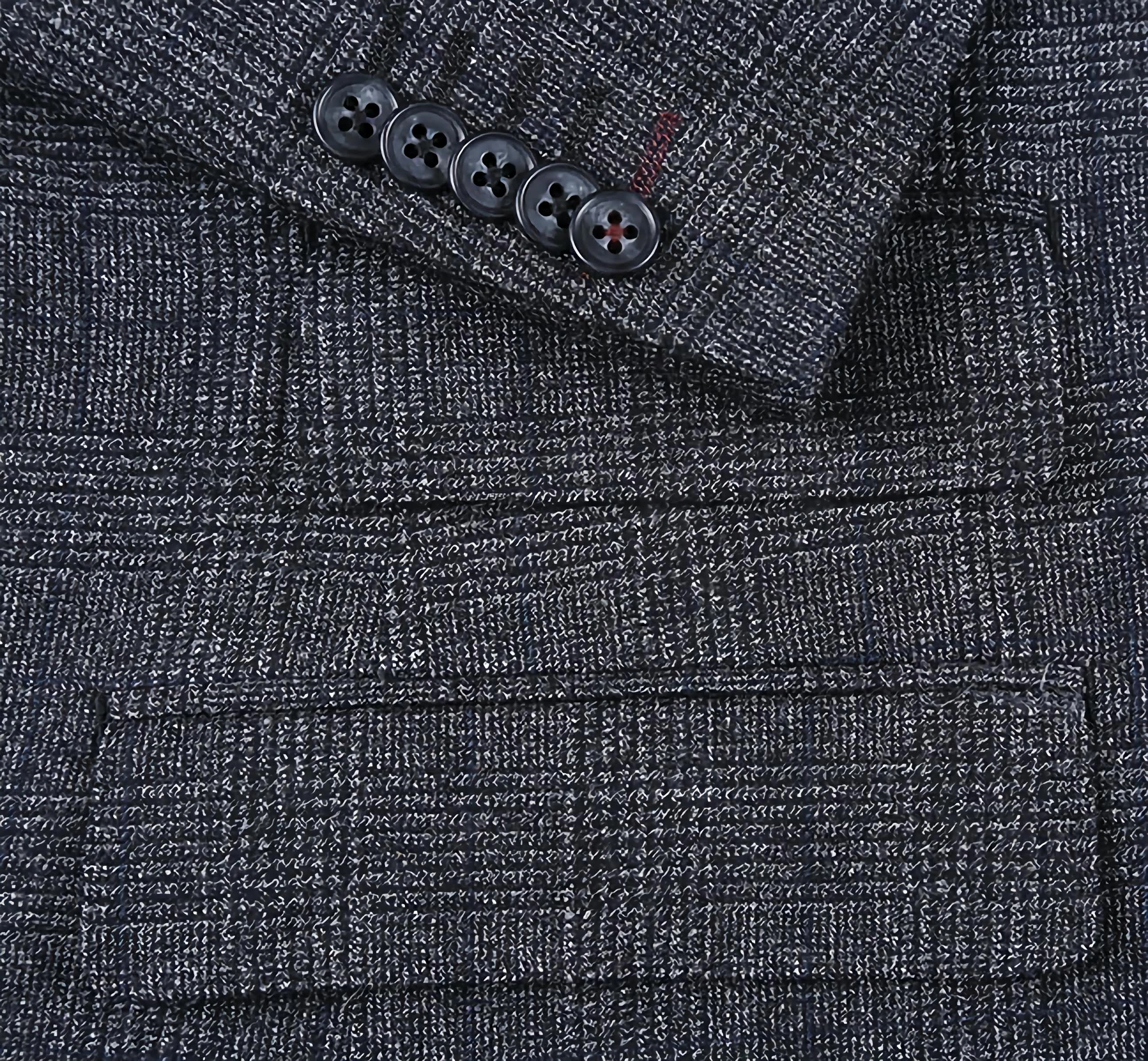 English Laundry 100% Wool Charcoal Checked Slim Fit Suit