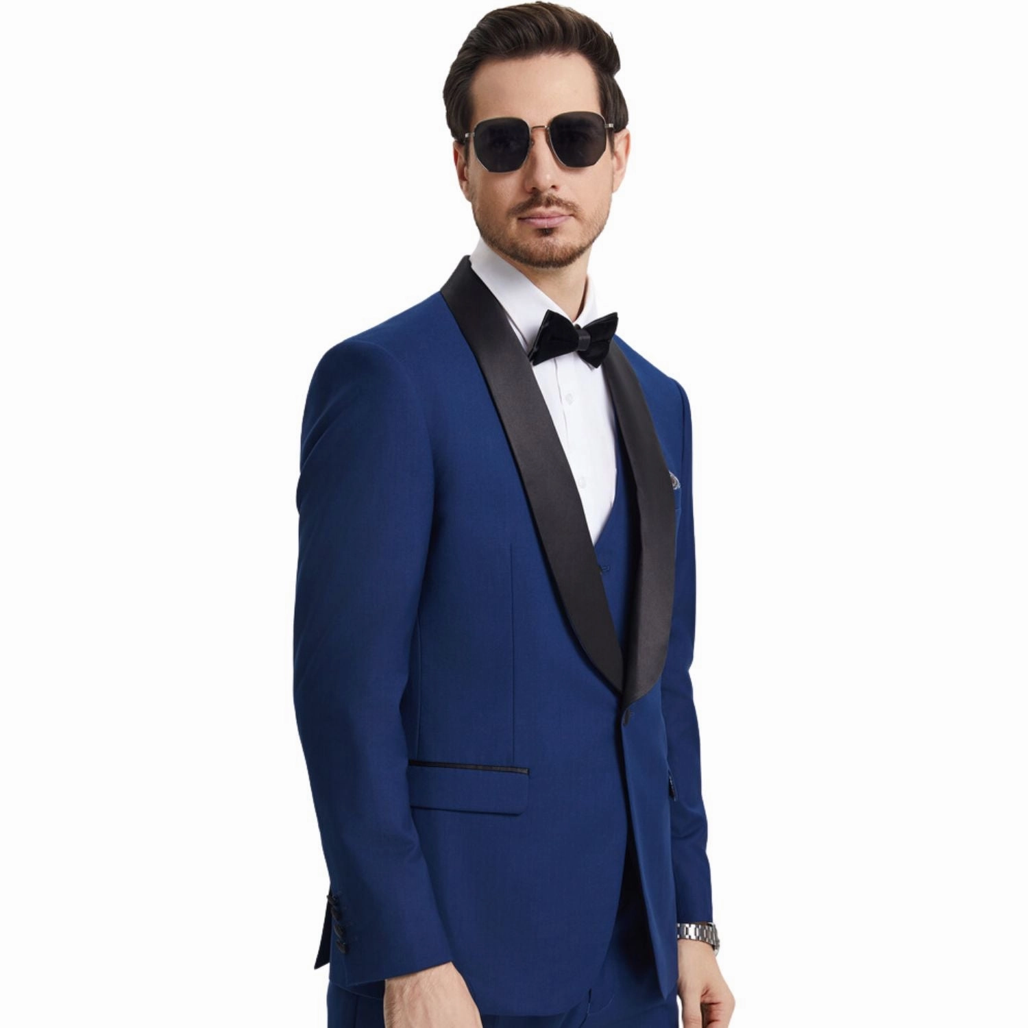 Ganymede Collection: Stacy Adams Indigo Tuxedo