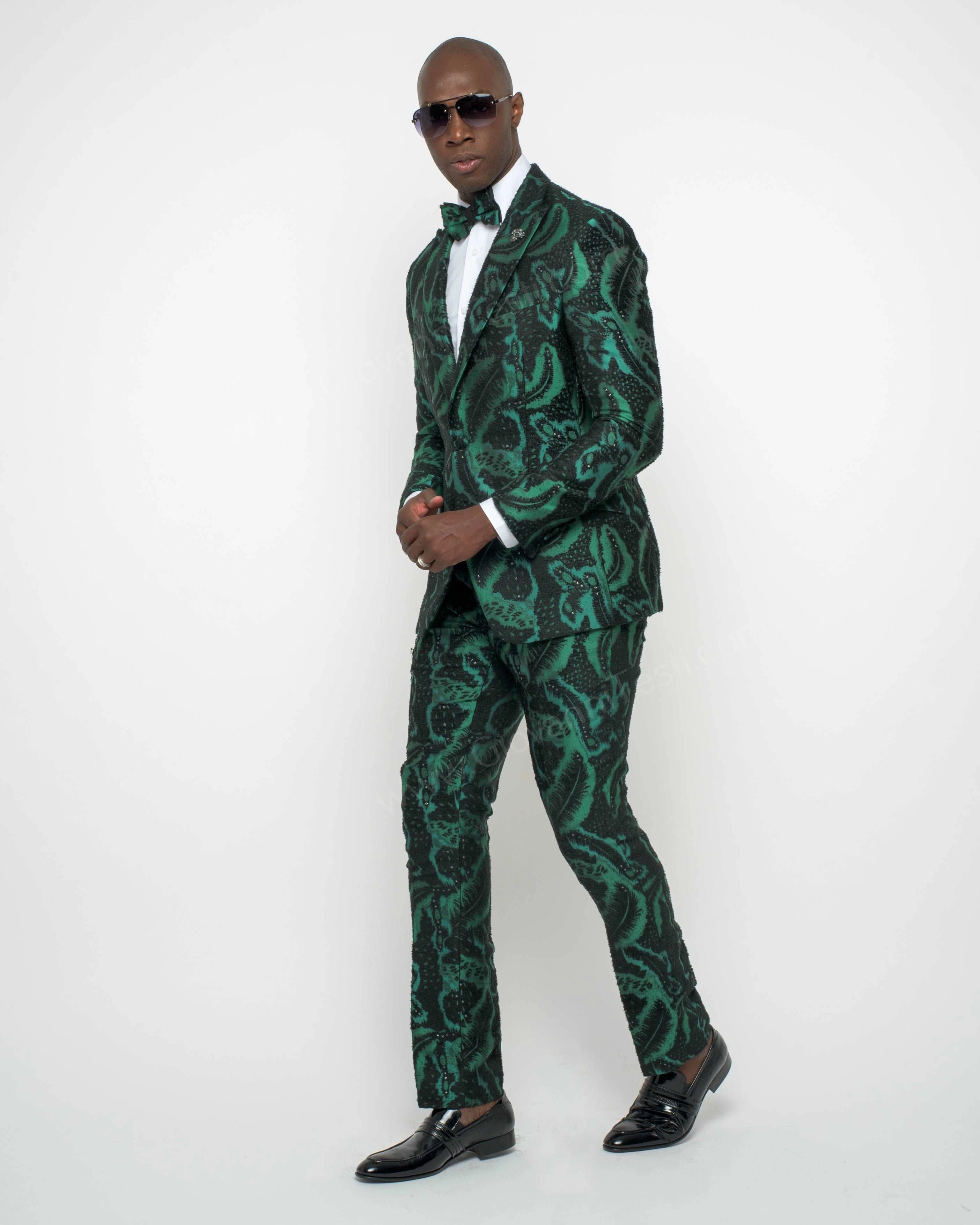 Giovanni Testi 1 Button Slim Fit  Suit with Peak Lapel GT1P-JDB120