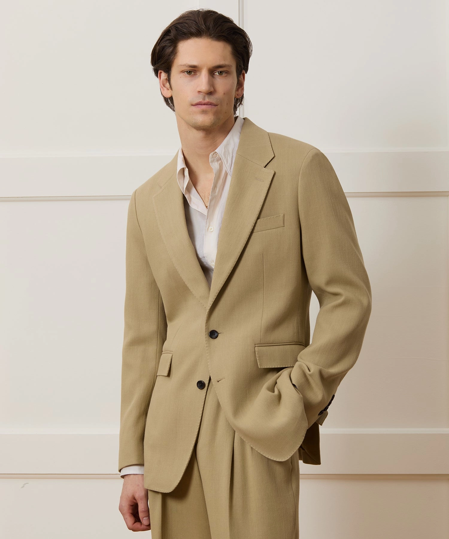 Italian Cotton Crepe Wythe Suit