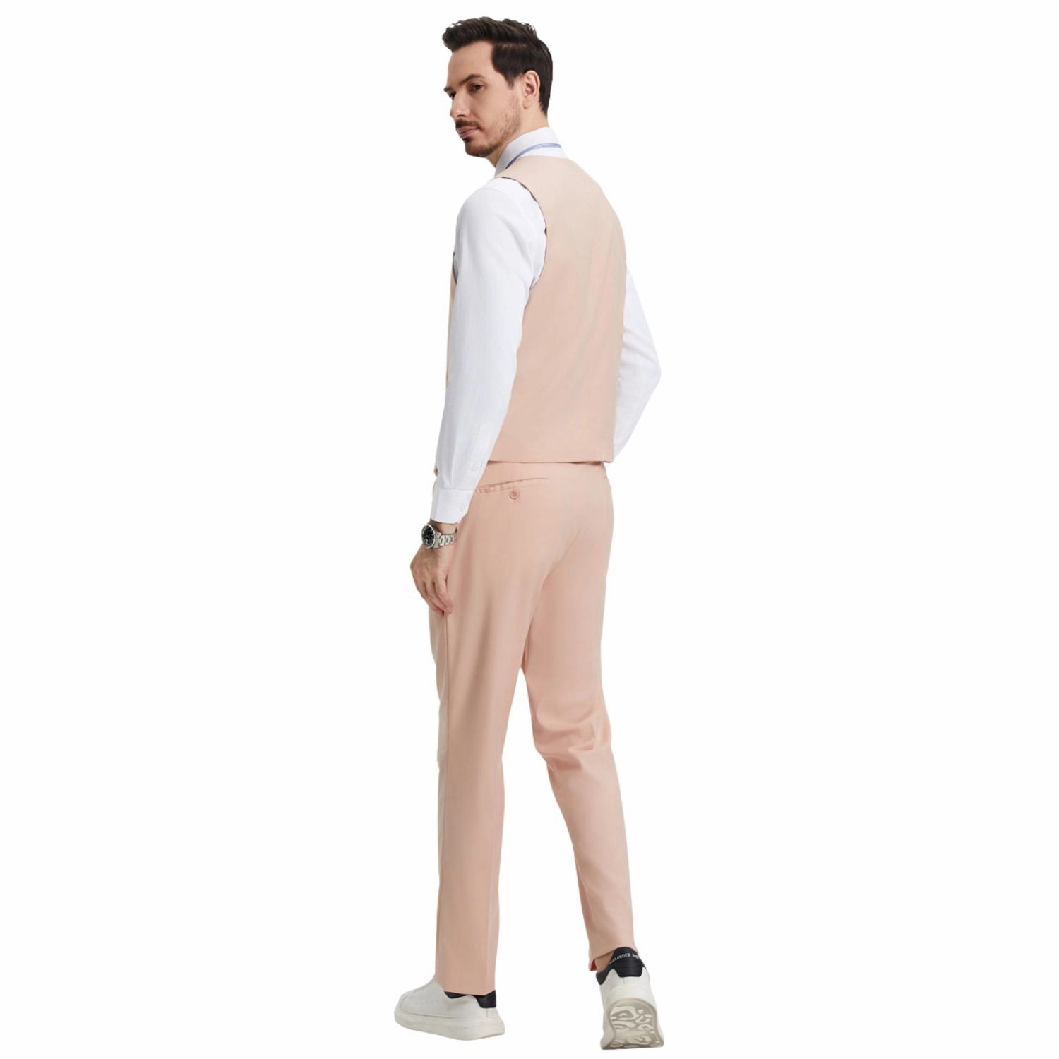Maroonyx Collection: Stacy Adams Blush 3-Piece Suit