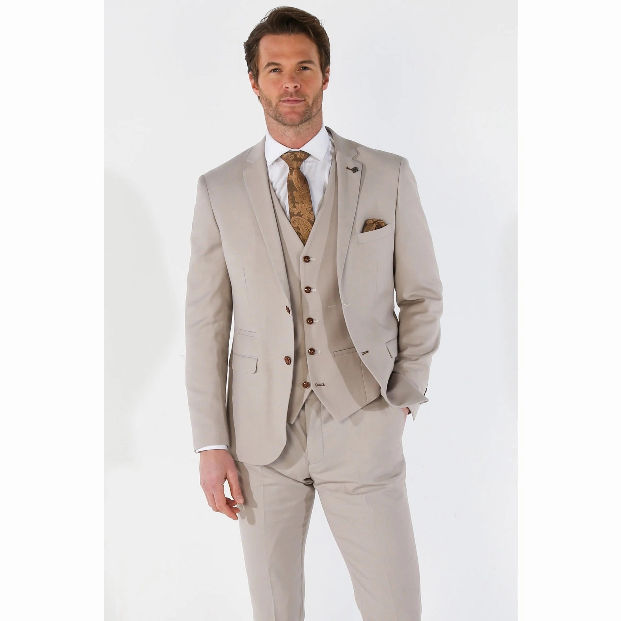 Mayfair 3 piece Grooms Suit