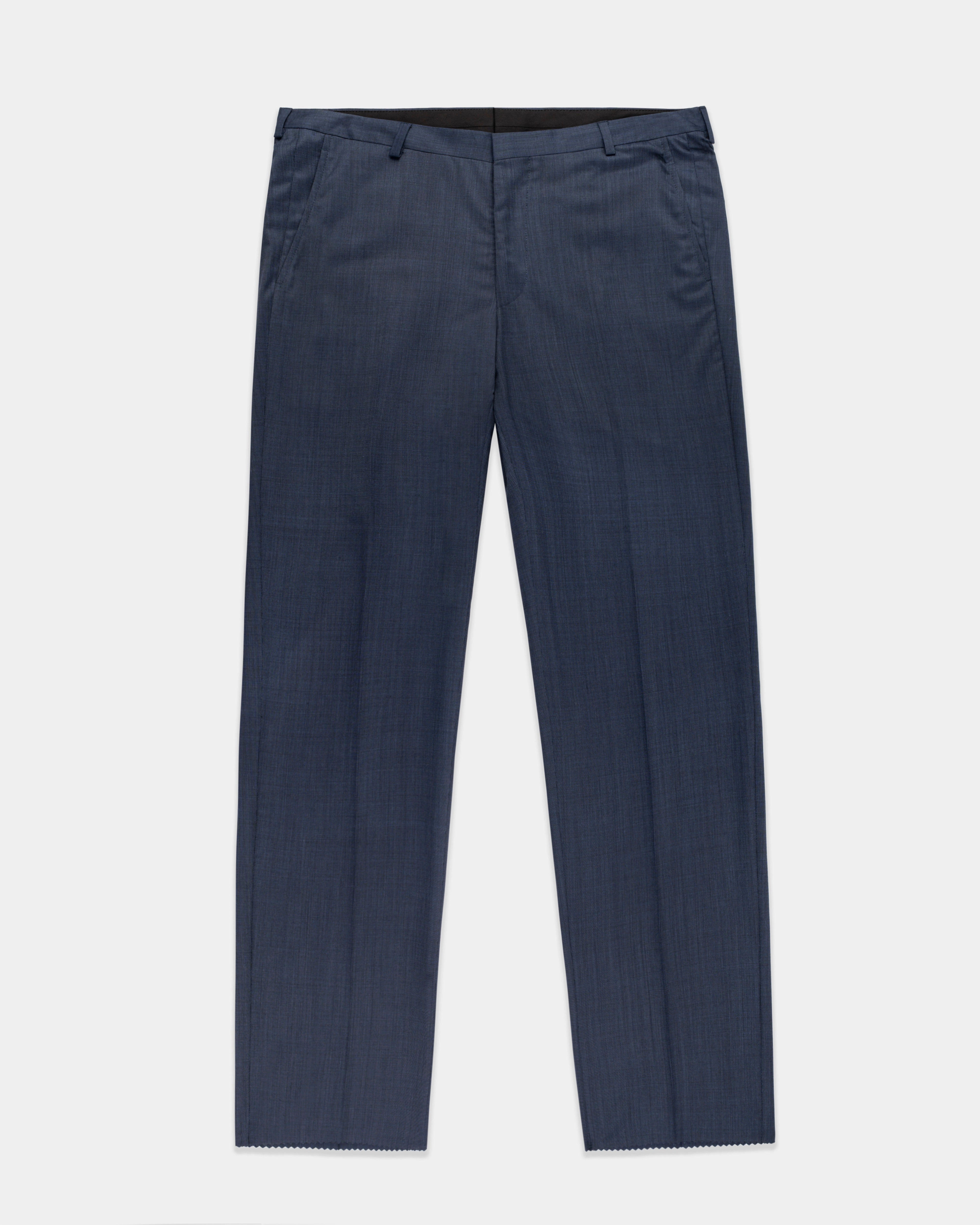 MEDIUM BLUE TIC WEAVE SUIT