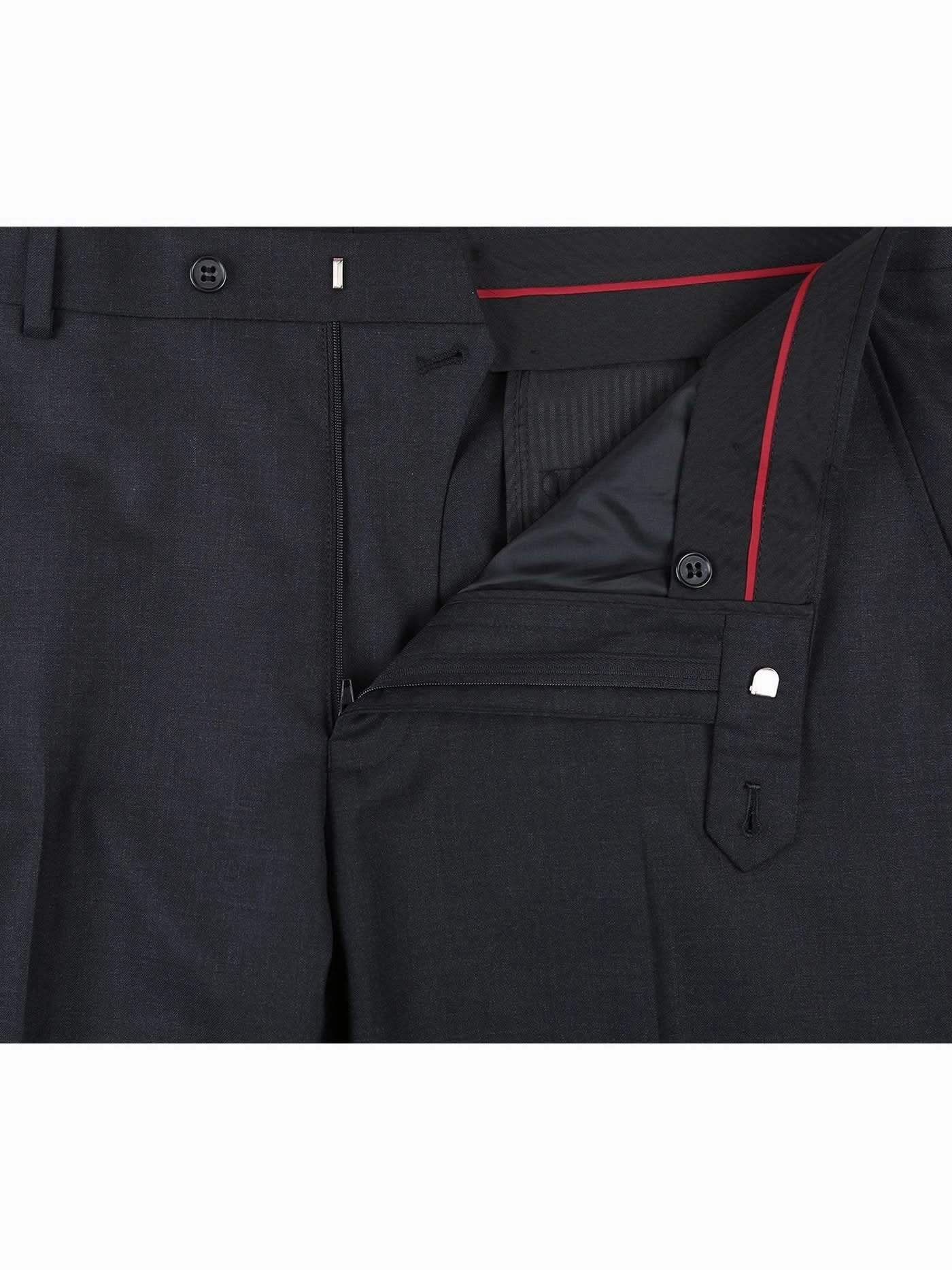 Men's 2-Piece Notch Lapel 100% Wool Suit