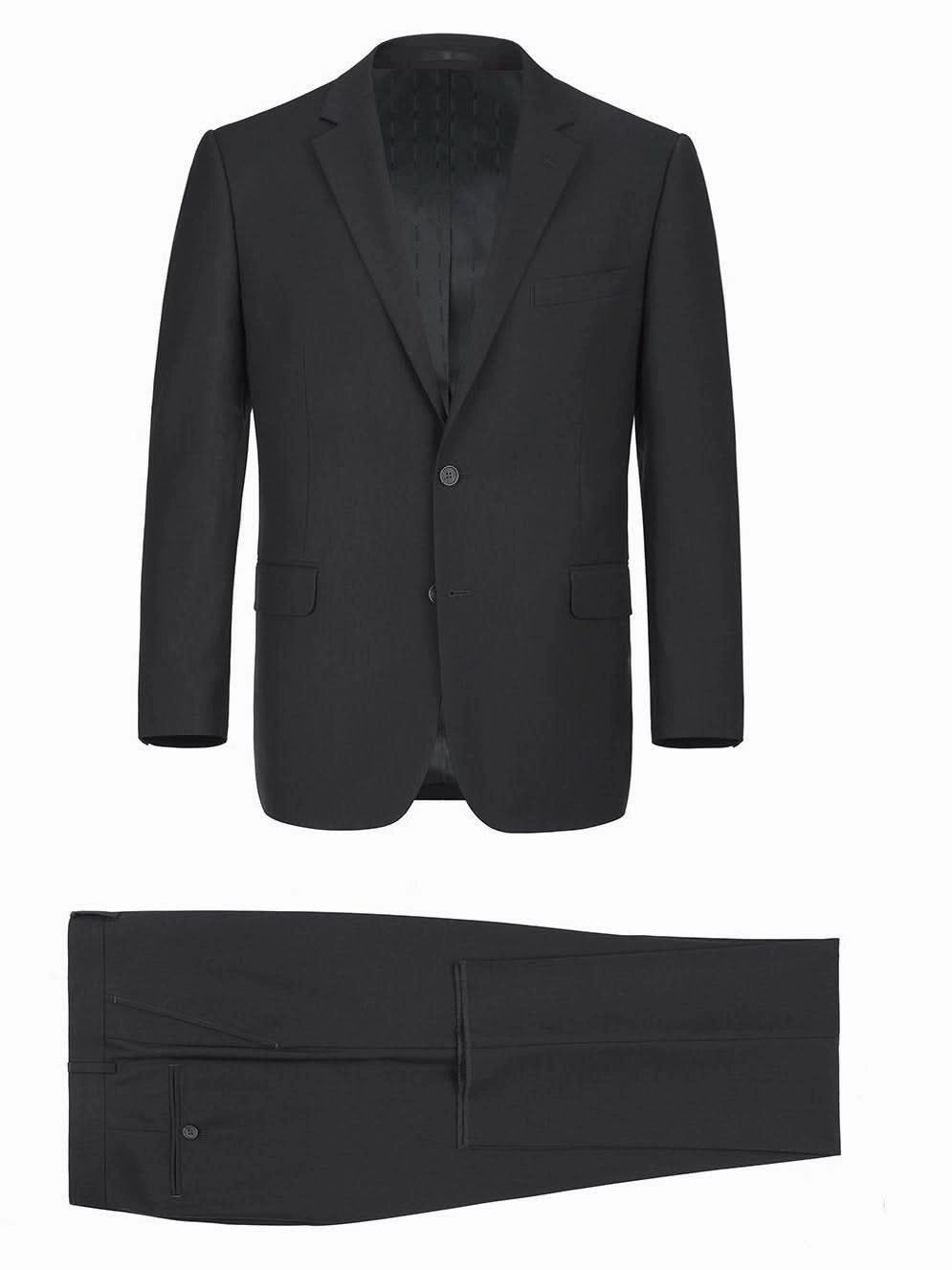 Men's Big & Tall 2-Piece Single Breasted Notch Lapel Suit