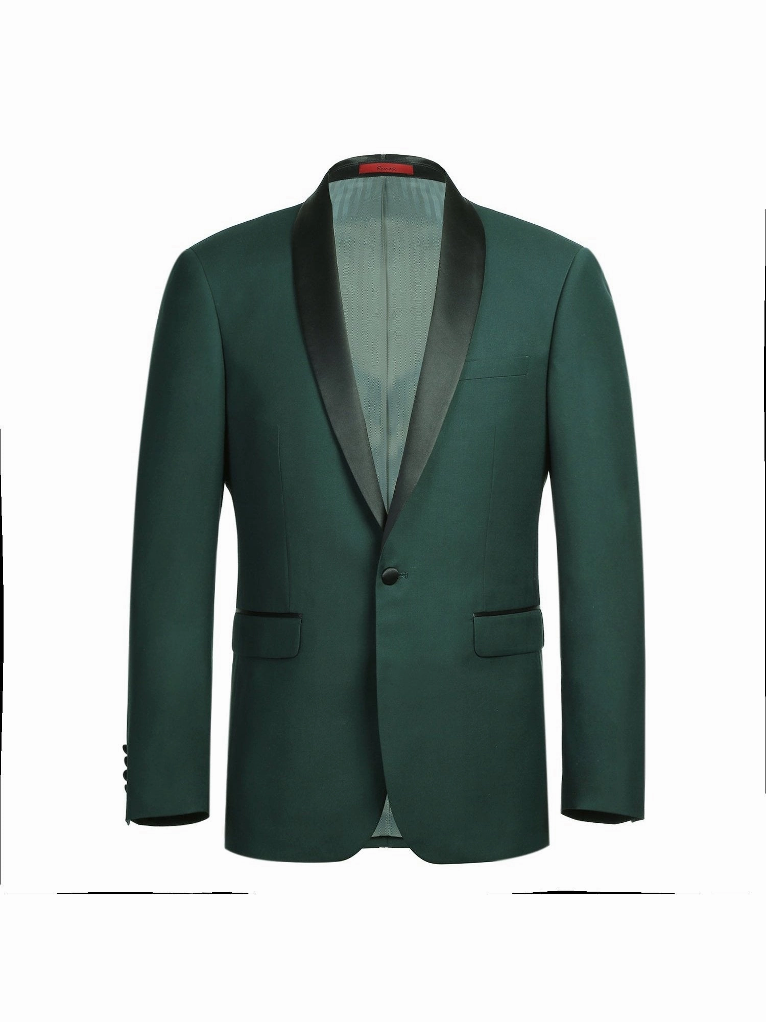 Men's Slim Fit 2-Piece Shawl Lapel Tuxedo Suit