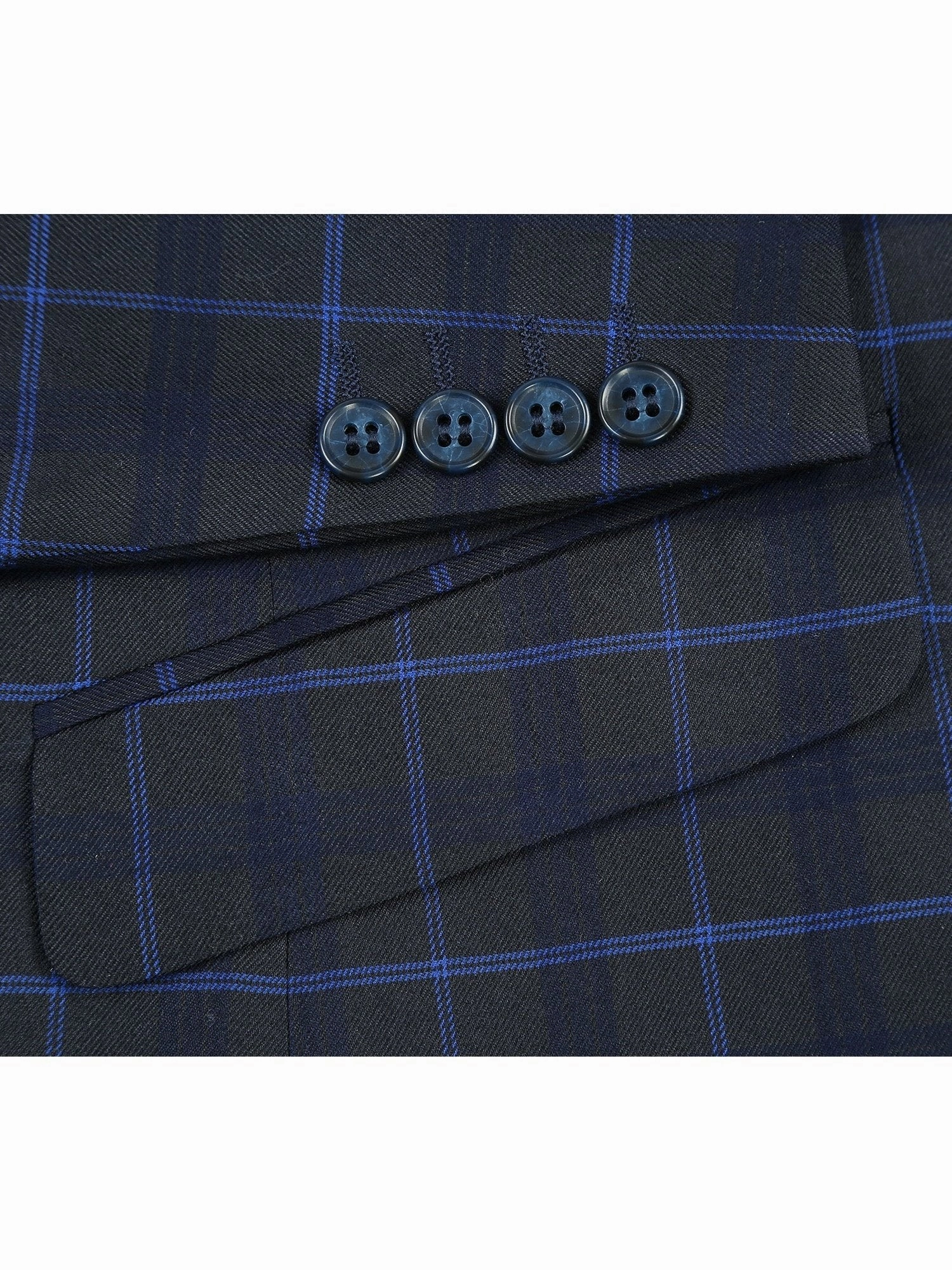 Men's Slim Fit Checked Suits