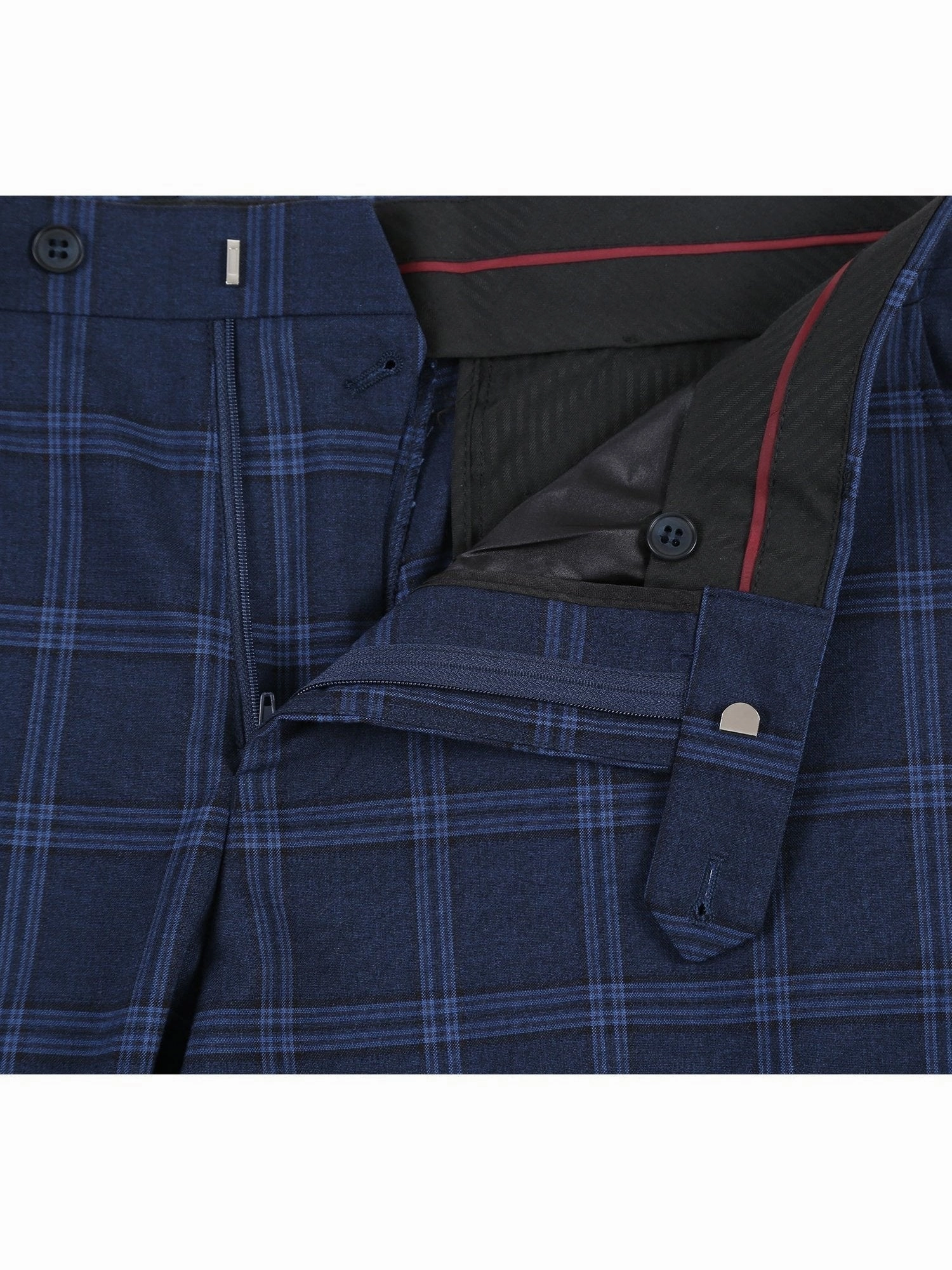 Men's Slim Fit Checked Suits