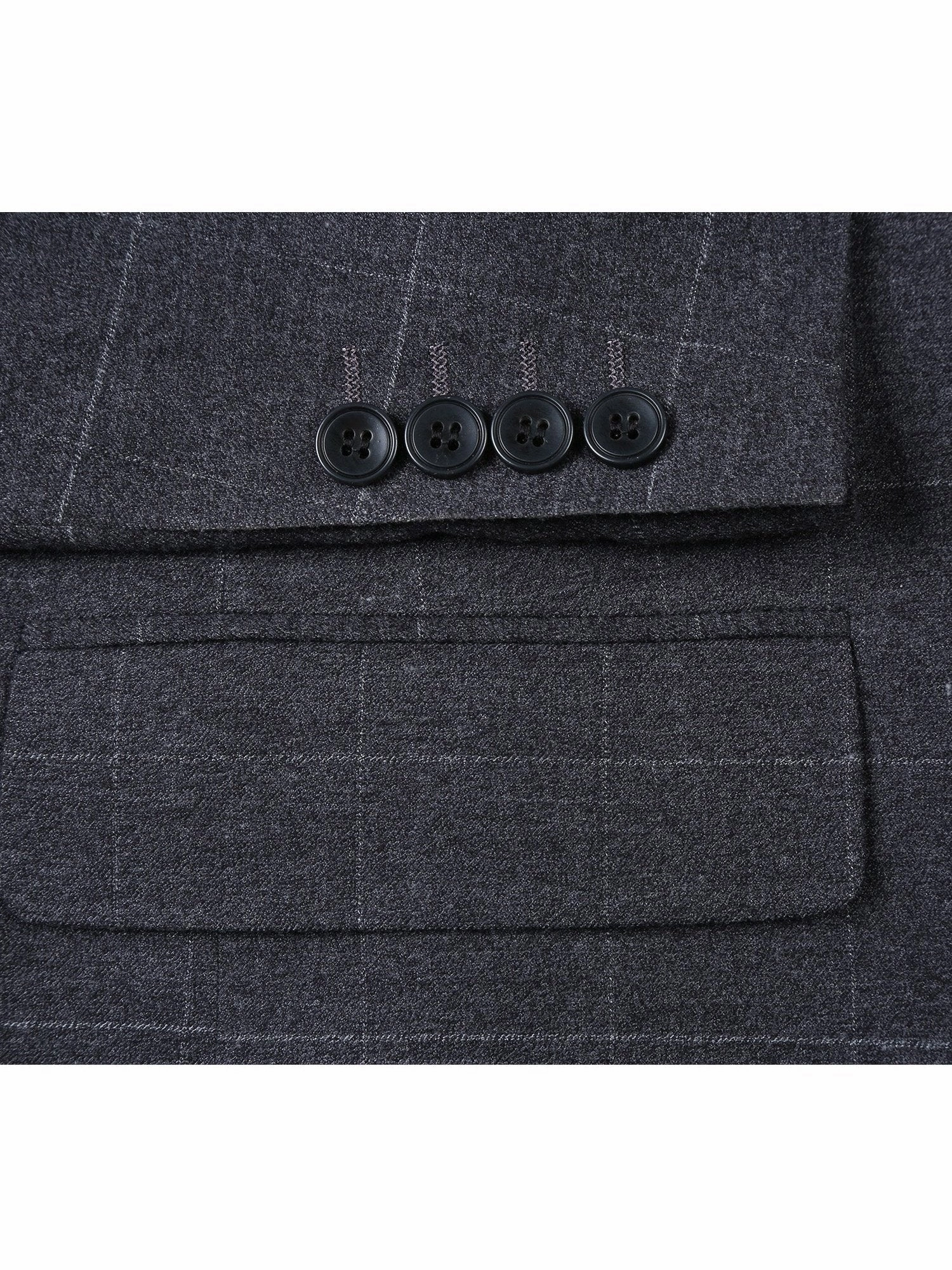Men's Slim Fit Checked Suits