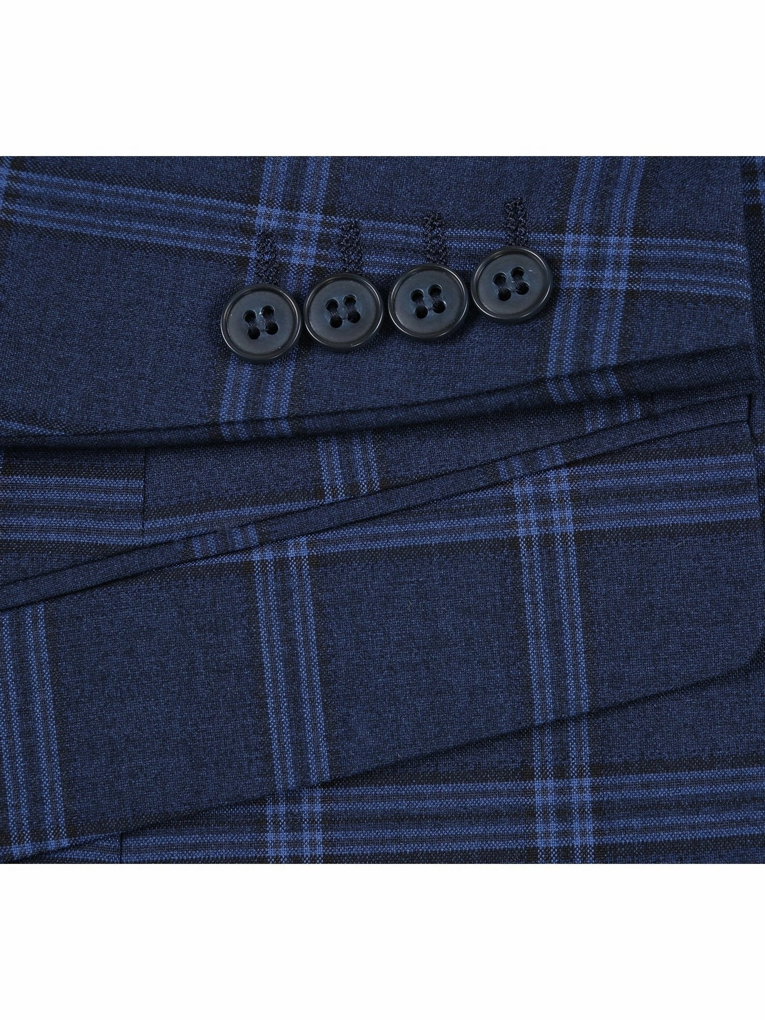 Men's Slim Fit Checked Suits