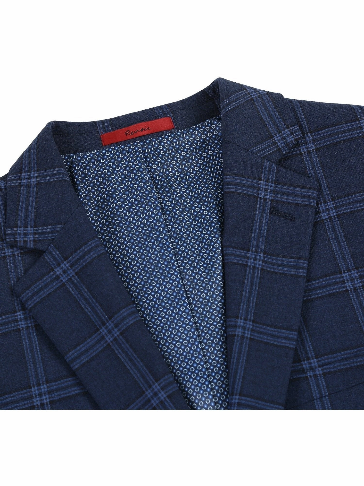 Men's Slim Fit Checked Suits