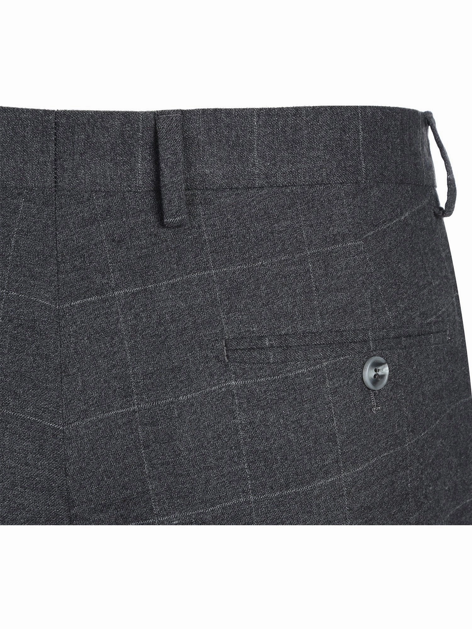 Men's Slim Fit Checked Suits