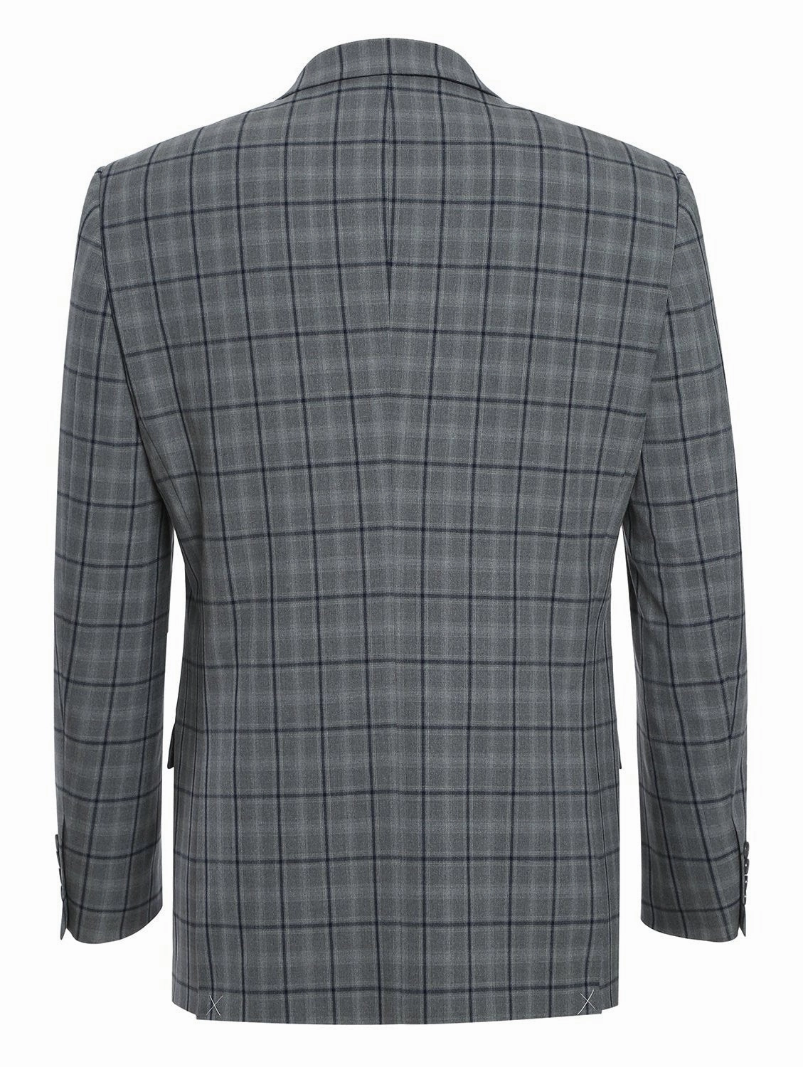 Men's Slim Fit Stretch Checked Suits