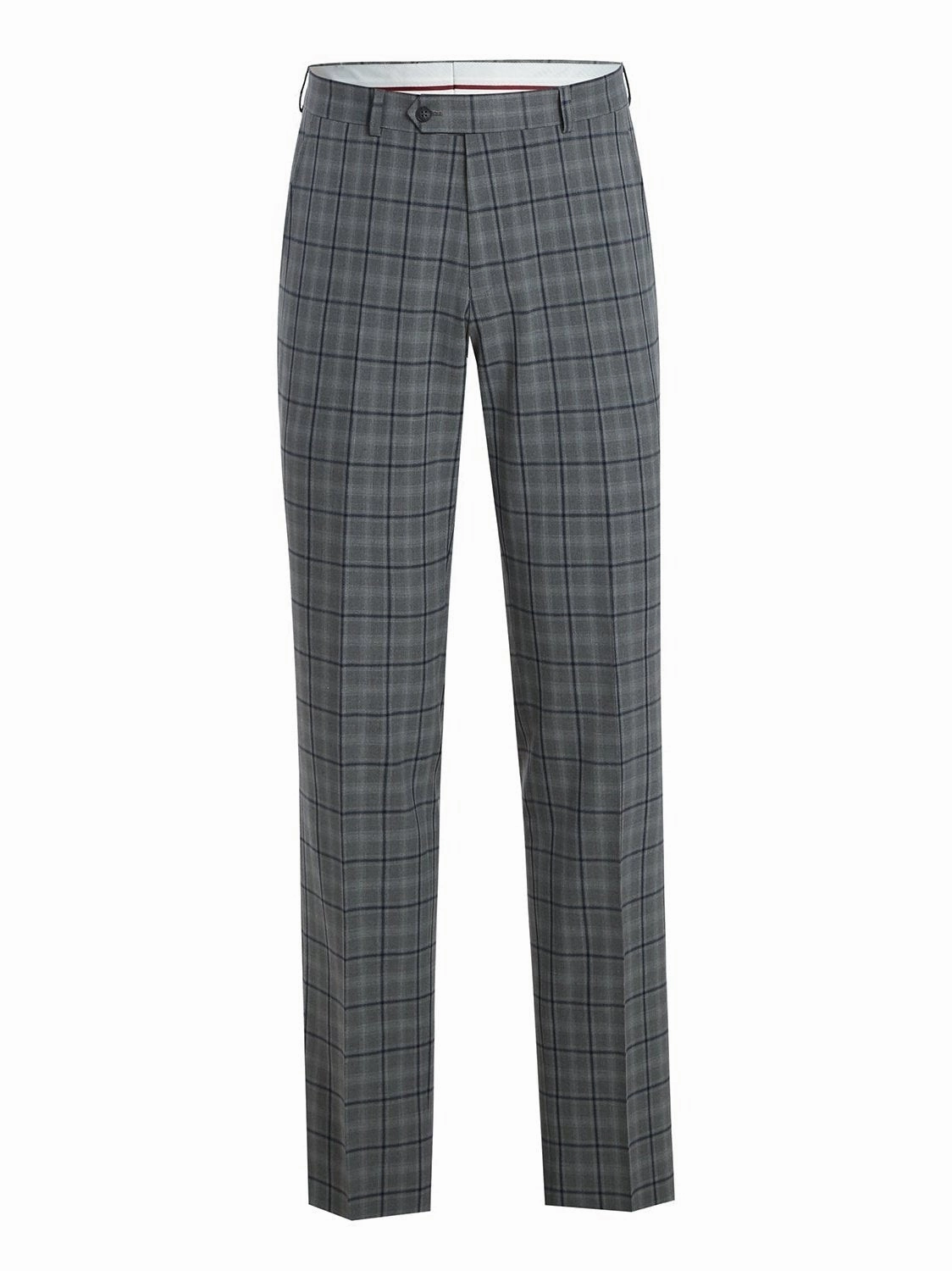 Men's Slim Fit Stretch Checked Suits