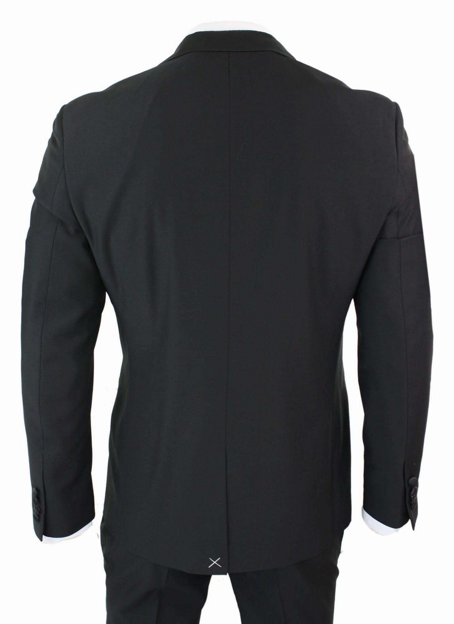 Regent 3 Piece Black Classic Tuxedo Suit
