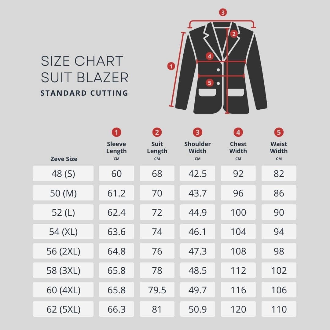 Single Breasted Suit Blazer - Panther Plain (Notch Lapel)