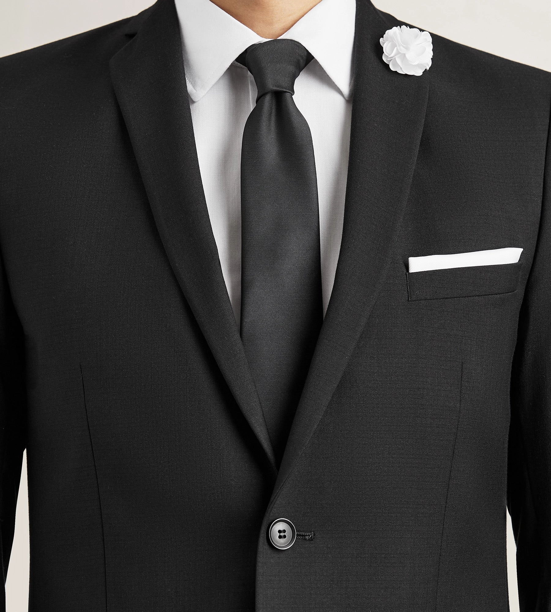 Slim Fit Solid Suit Jacket