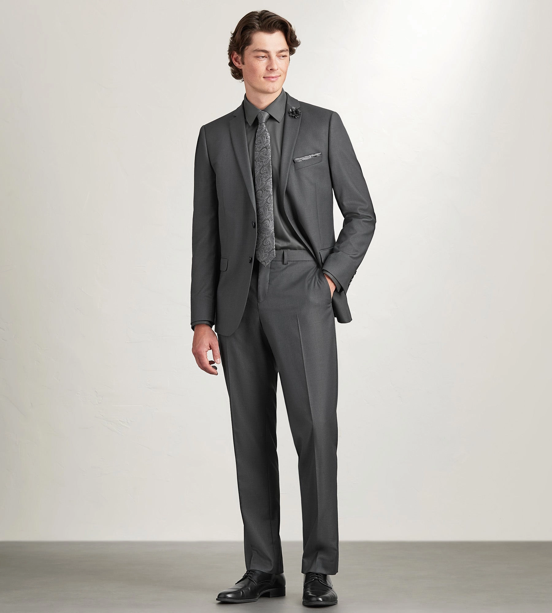 Slim Fit Solid Suit Jacket