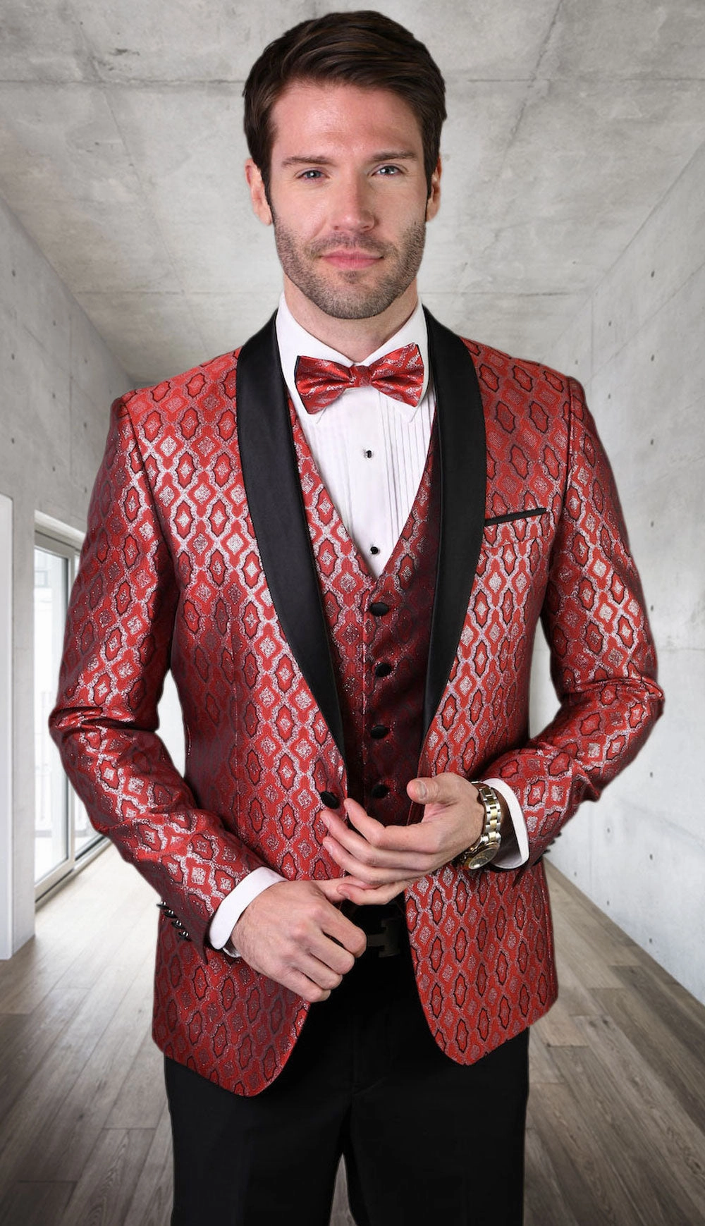 Statement  BELLAGIO-21-RE Mens Suit