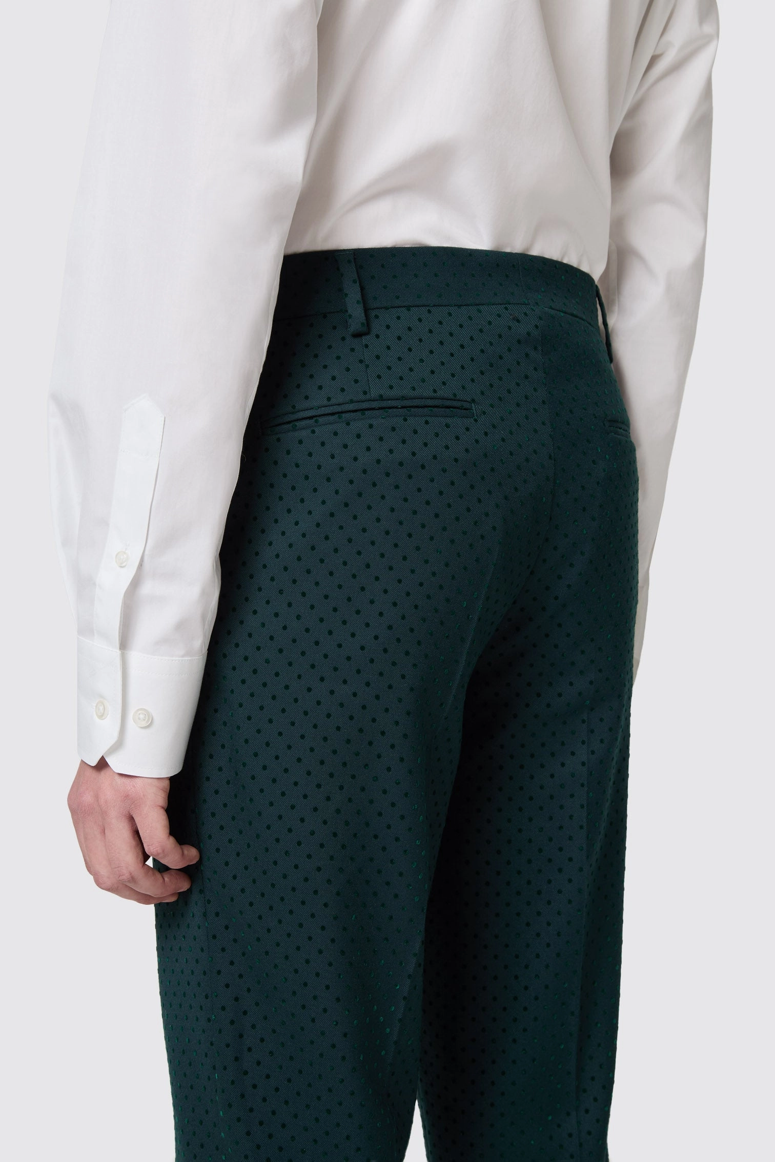 Sullivan Slim Fit Green Polka Dot Suit - ARCHIVE