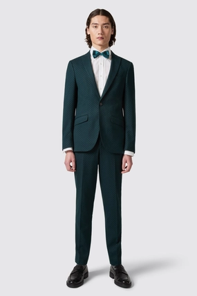 Sullivan Slim Fit Green Polka Dot Suit - ARCHIVE
