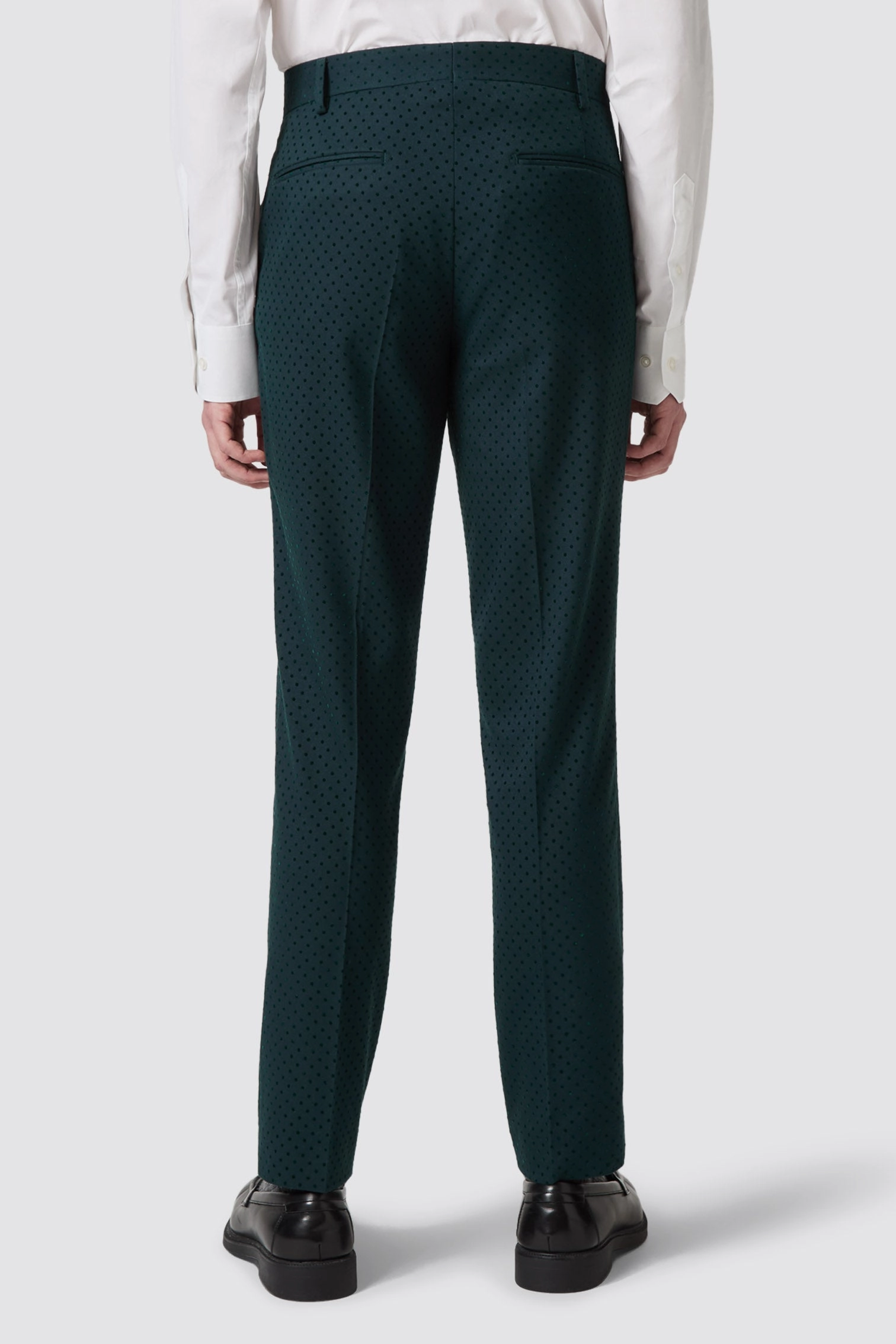 Sullivan Slim Fit Green Polka Dot Suit - ARCHIVE